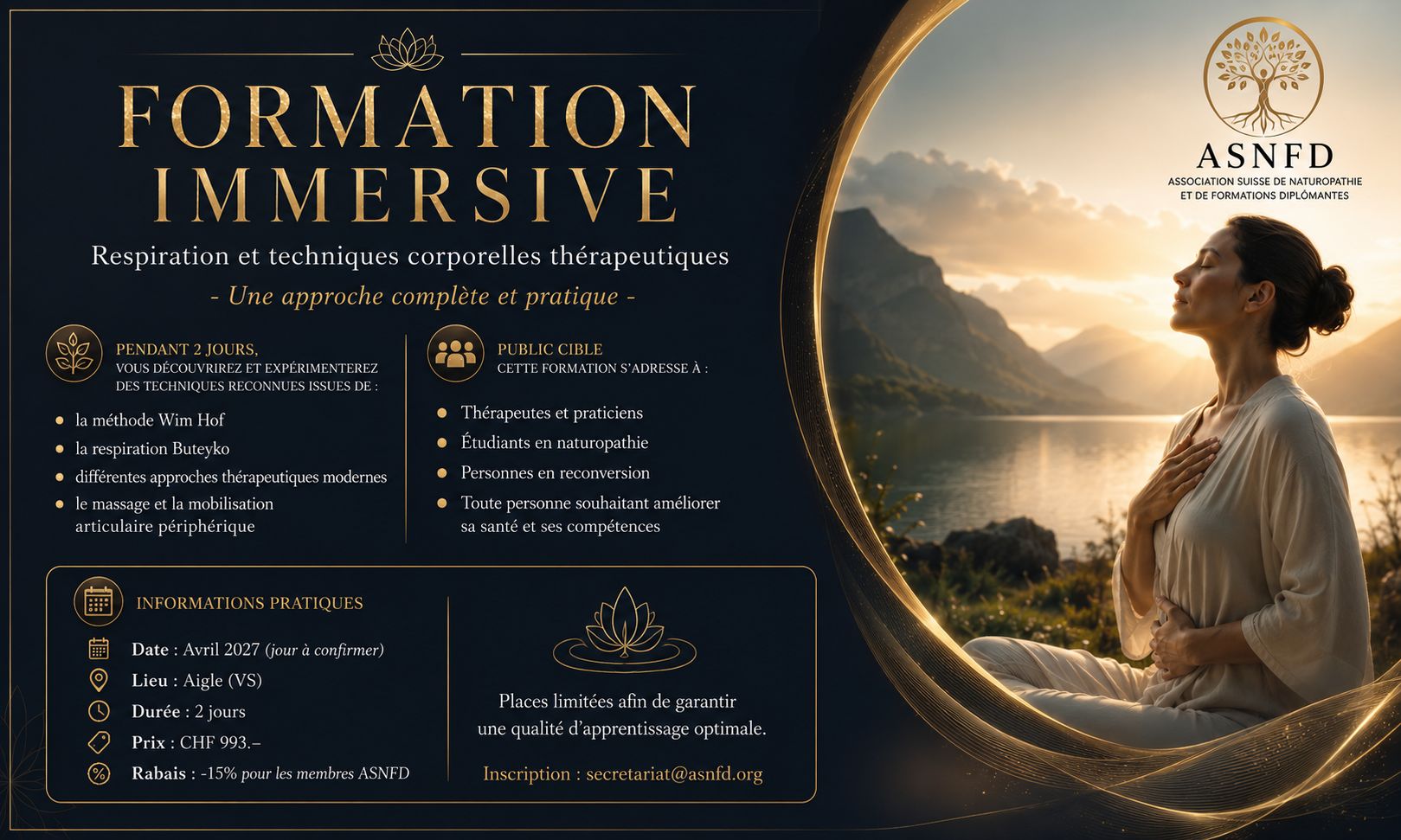Formation immersive bien-être et respiration